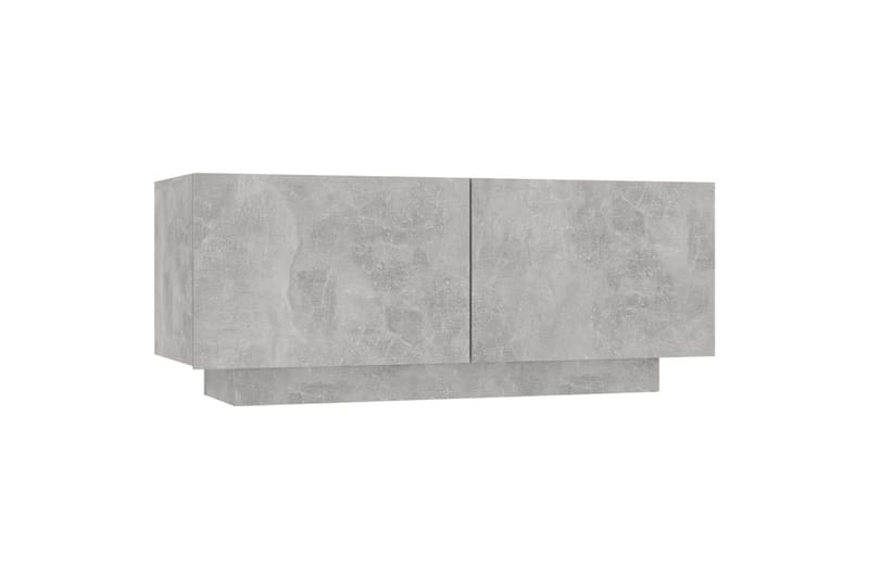tv-skab 100x35x40 cm spånplade betongrå - Grå - Møbler - TV borde & mediemøbler - TV-skab