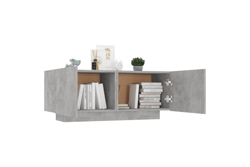tv-skab 100x35x40 cm spånplade betongrå - Grå - Møbler - TV borde & mediemøbler - TV-skab