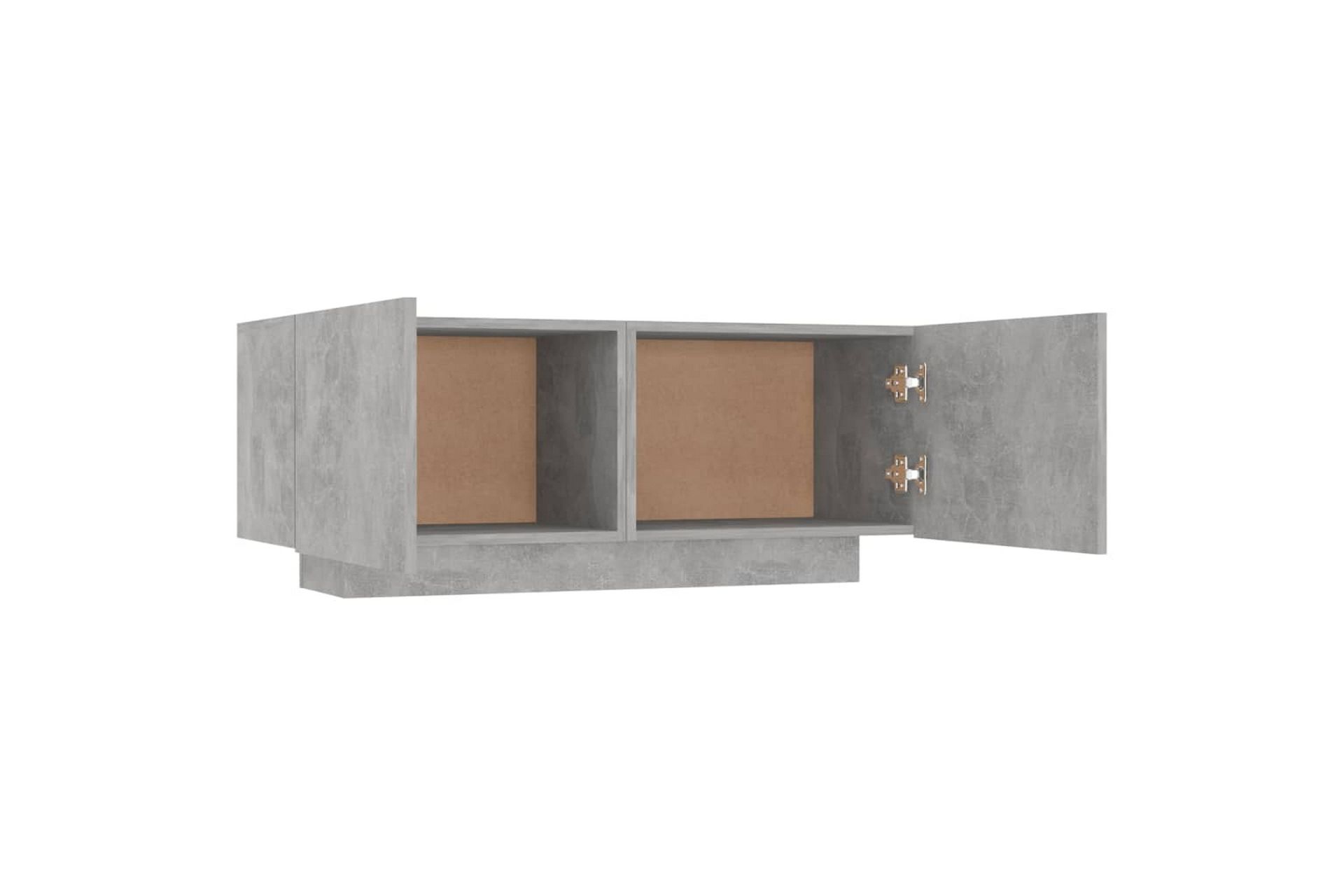tv-skab 100x35x40 cm spånplade betongrå - Grå - Møbler - TV borde & mediemøbler - TV-skab