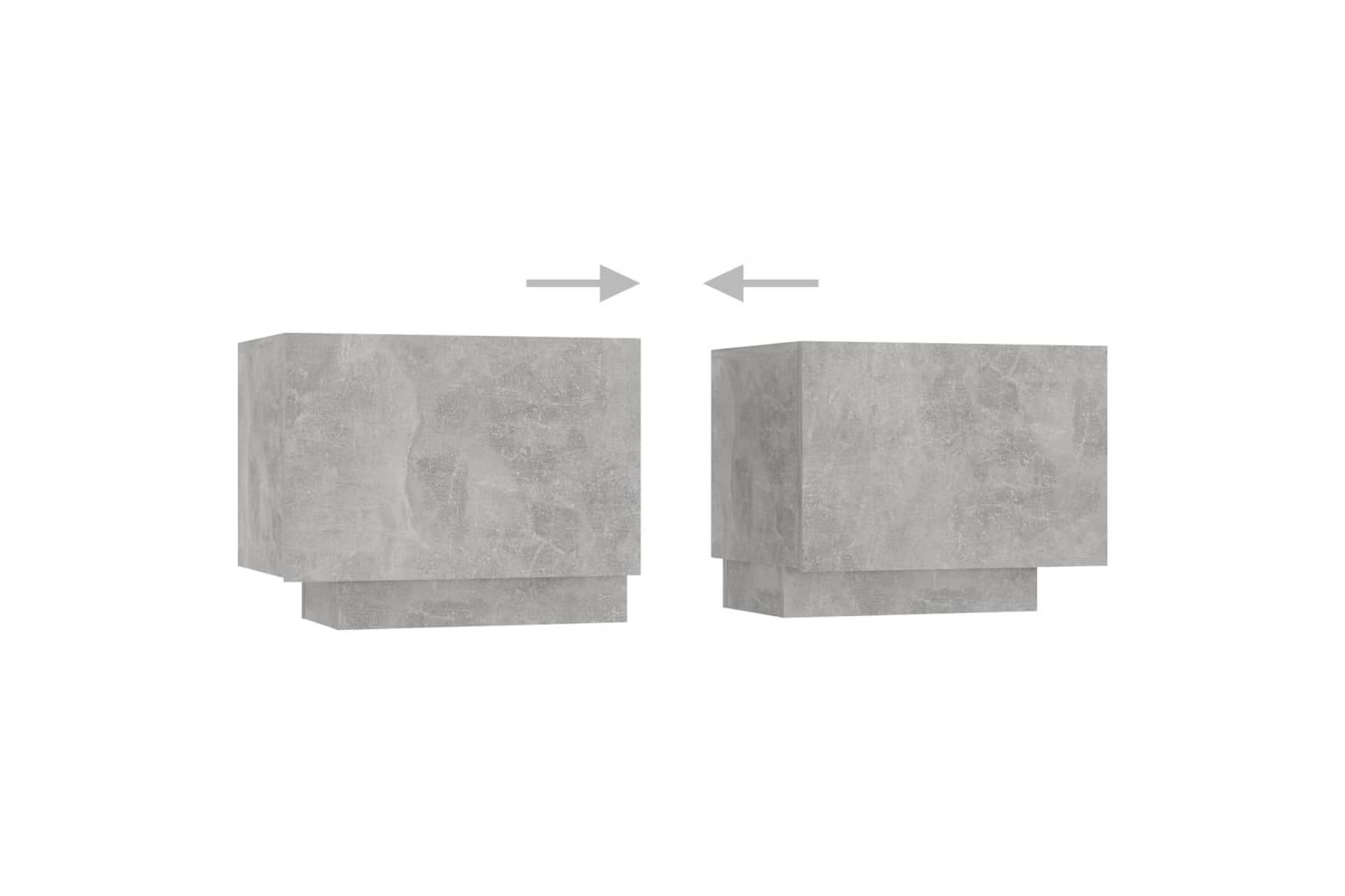tv-skab 100x35x40 cm spånplade betongrå - Grå - Møbler - TV borde & mediemøbler - TV-skab