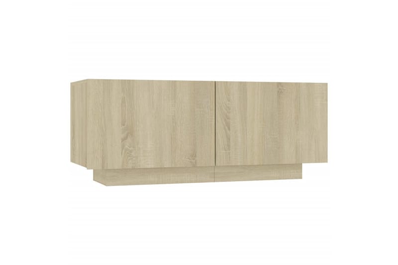 tv-skab 100x35x40 cm spånplade sonoma-eg - Brun - Møbler - TV borde & mediemøbler - TV-skab