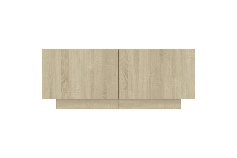 tv-skab 100x35x40 cm spånplade sonoma-eg - Brun - Møbler - TV borde & mediemøbler - TV-skab