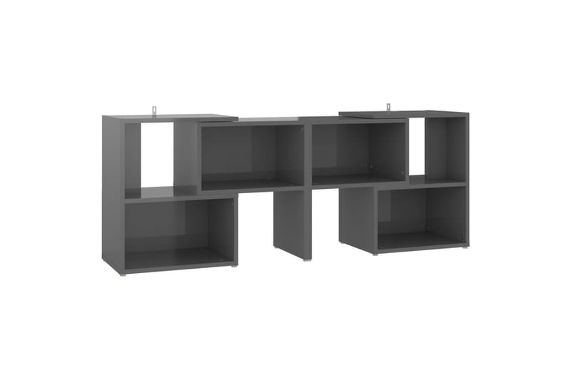 tv-skab 104x30x52 cm spånplade grå højglans - Grå - Møbler - TV borde & mediemøbler - TV-skab