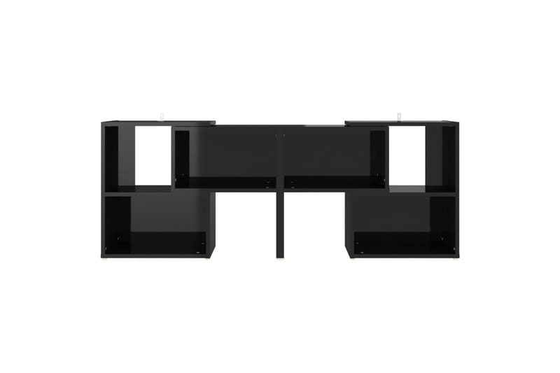 tv-skab 104x30x52 cm spånplade sort højglans - Sort - Møbler - TV borde & mediemøbler - TV-skab
