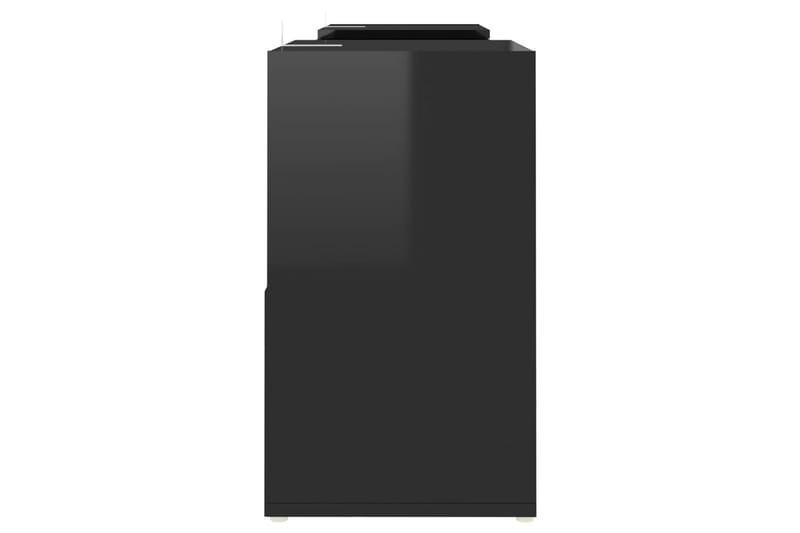 tv-skab 104x30x52 cm spånplade sort højglans - Sort - Møbler - TV borde & mediemøbler - TV-skab