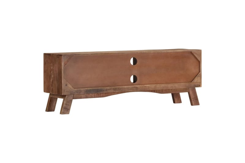 tv-skab 110x30x40 cm ru mangotræ - Grå - Møbler - TV borde & mediemøbler - TV-skab