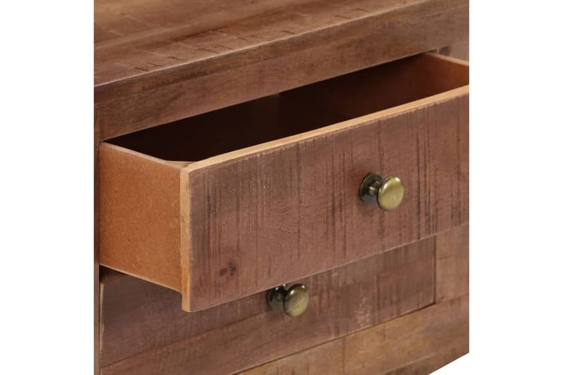 tv-skab 110x30x40 cm ru mangotræ - Grå - Møbler - TV borde & mediemøbler - TV-skab