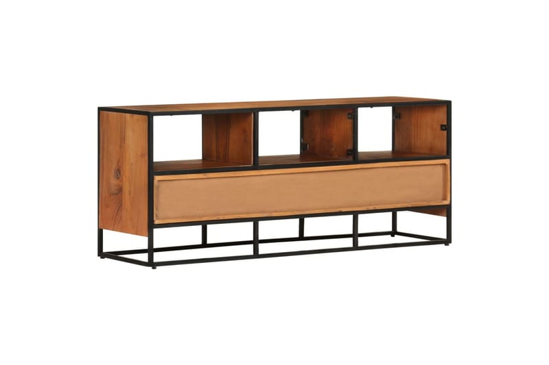 tv-skab 110x30x45 cm massivt akacietræ - Møbler - TV borde & mediemøbler - TV-skab