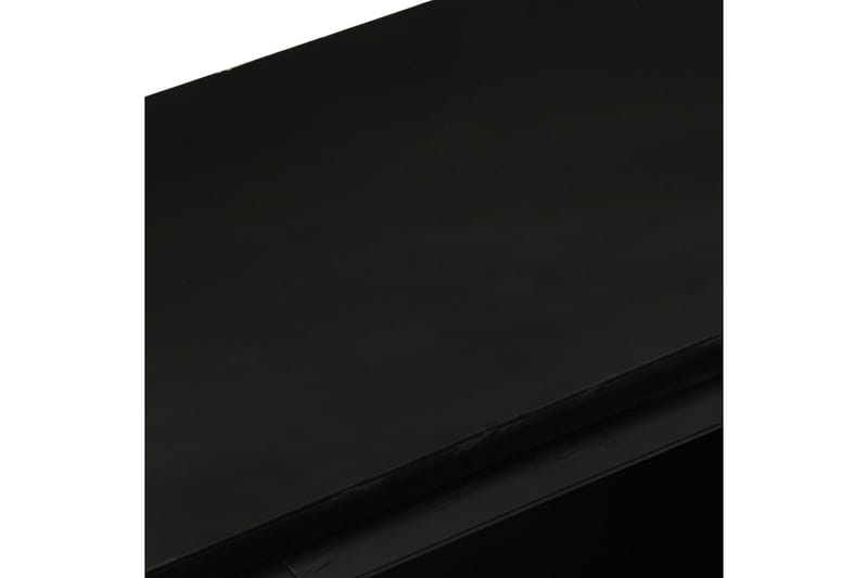 tv-skab 110x30x45 cm massivt genbrugstræ - Sort - Møbler - TV borde & mediemøbler - TV-skab