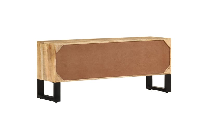 tv-skab 110x30x45 cm ru mangotræ - Brun - Møbler - TV borde & mediemøbler - TV-skab