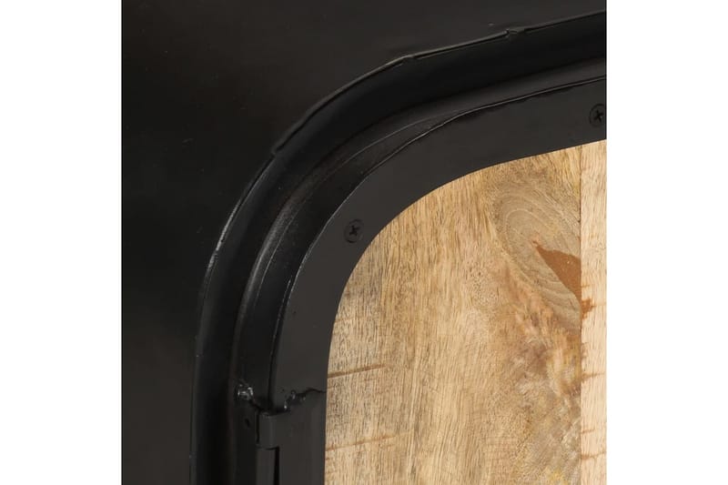 tv-skab 110x30x45 cm ru mangotræ - Sort - Møbler - TV borde & mediemøbler - TV-skab