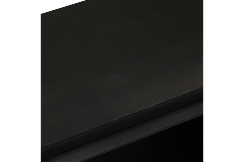 tv-skab 110x30x45 cm ru mangotræ - Sort - Møbler - TV borde & mediemøbler - TV-skab