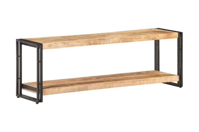 Tv-skab 120x30x40 cm ru mangotræ - Møbler - TV borde & mediemøbler - TV-skab