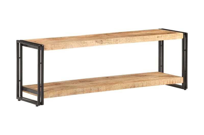 Tv-skab 120x30x40 cm ru mangotræ - Møbler - TV borde & mediemøbler - TV-skab
