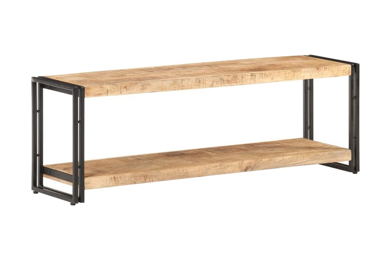 Tv-skab 120x30x40 cm ru mangotræ - Møbler - TV borde & mediemøbler - TV-skab