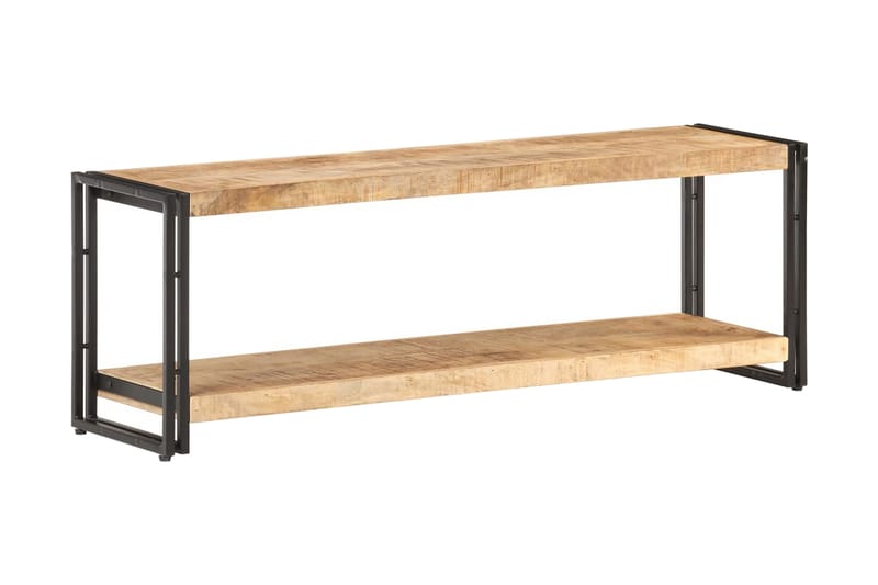 Tv-skab 120x30x40 cm ru mangotræ - Møbler - TV borde & mediemøbler - TV-skab