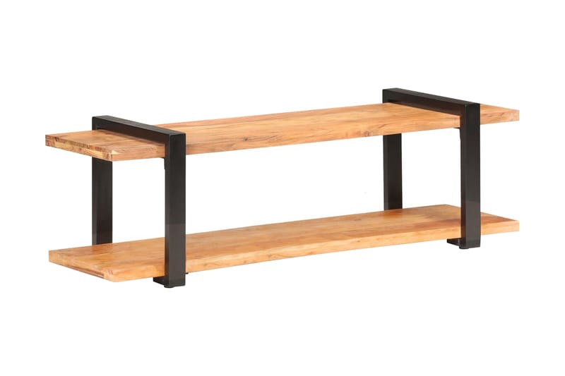 Tv-skab 130x40x40 cm massivt akacietræ - Brun - Møbler - TV borde & mediemøbler - TV-skab