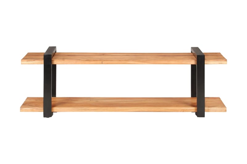 Tv-skab 130x40x40 cm massivt akacietræ - Brun - Møbler - TV borde & mediemøbler - TV-skab