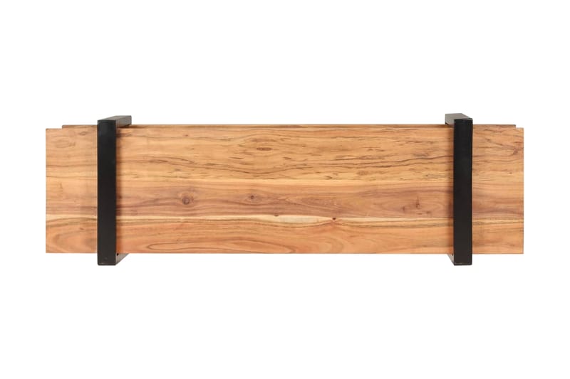 Tv-skab 130x40x40 cm massivt akacietræ - Brun - Møbler - TV borde & mediemøbler - TV-skab