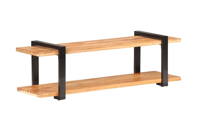 Tv-skab 130x40x40 cm massivt akacietræ - Brun - Møbler - TV borde & mediemøbler - TV-skab