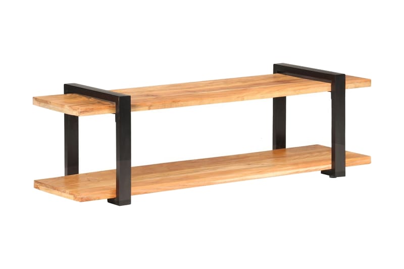 Tv-skab 130x40x40 cm massivt akacietræ - Brun - Møbler - TV borde & mediemøbler - TV-skab