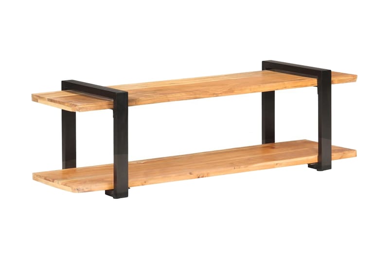 Tv-skab 130x40x40 cm massivt akacietræ - Brun - Møbler - TV borde & mediemøbler - TV-skab