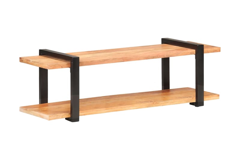 Tv-skab 130x40x40 cm massivt akacietræ - Brun - Møbler - TV borde & mediemøbler - TV-skab