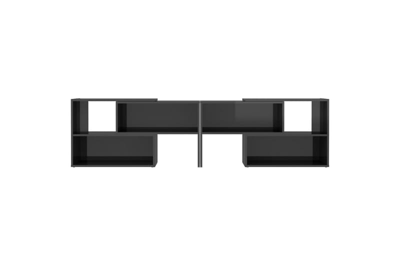 tv-skab 149x30x52 cm spånplade grå højglans - Grå - Møbler - TV borde & mediemøbler - TV-skab