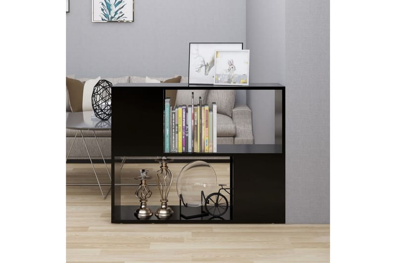 tv-skab 80x24x63 cm spånplade sort - Sort - Møbler - TV borde & mediemøbler - TV-skab