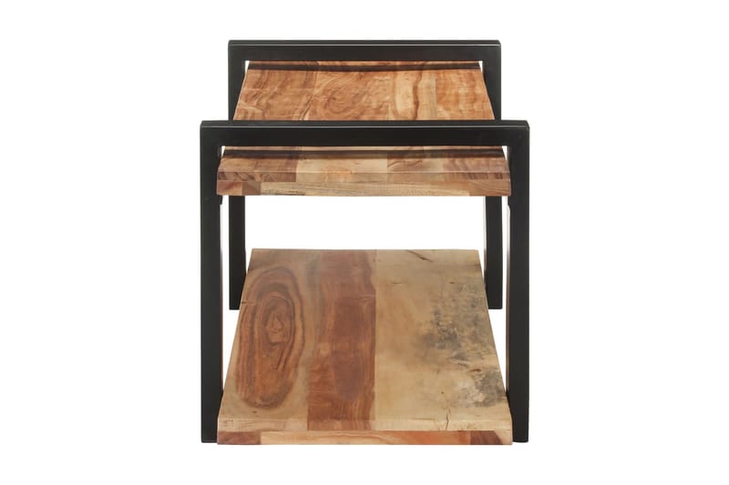 Tv-skab 90x40x40 cm massivt akacietræ - Brun - Møbler - TV borde & mediemøbler - TV-skab