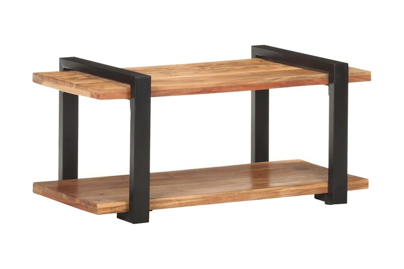 Tv-skab 90x40x40 cm massivt akacietræ - Brun - Møbler - TV borde & mediemøbler - TV-skab