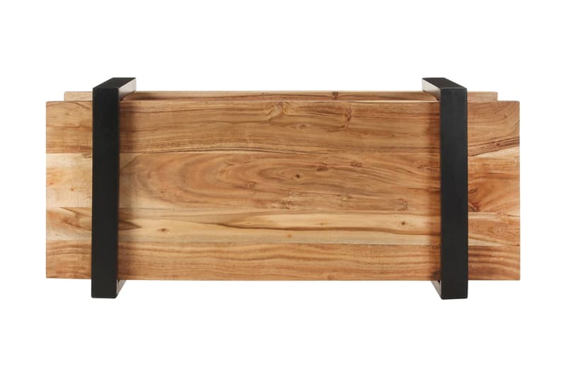 Tv-skab 90x40x40 cm massivt akacietræ - Brun - Møbler - TV borde & mediemøbler - TV-skab