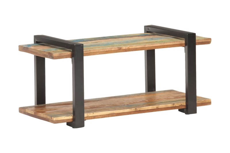 Tv-skab 90x40x40 cm massivt genbrugstræ - Brun - Møbler - TV borde & mediemøbler - TV-skab