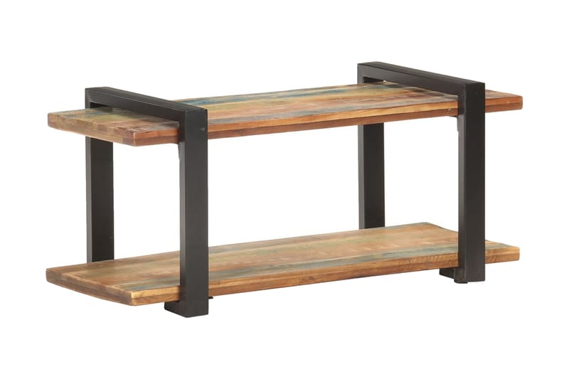 Tv-skab 90x40x40 cm massivt genbrugstræ - Brun - Møbler - TV borde & mediemøbler - TV-skab