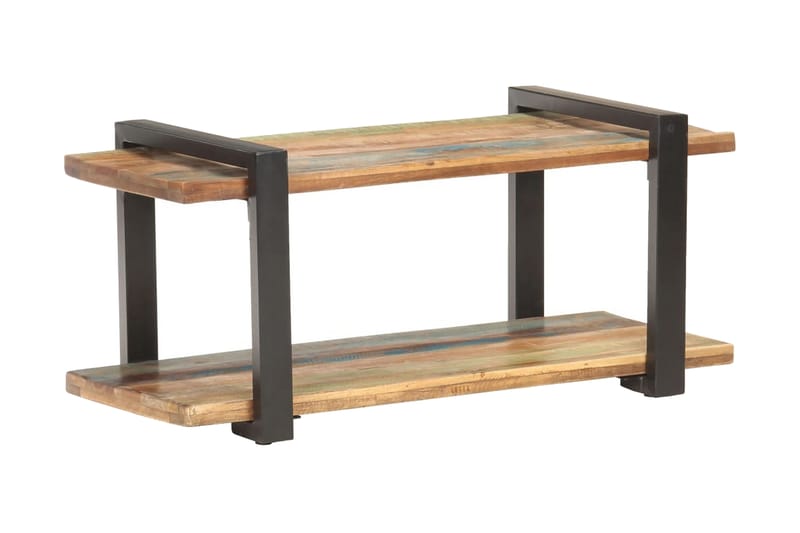 Tv-skab 90x40x40 cm massivt genbrugstræ - Brun - Møbler - TV borde & mediemøbler - TV-skab