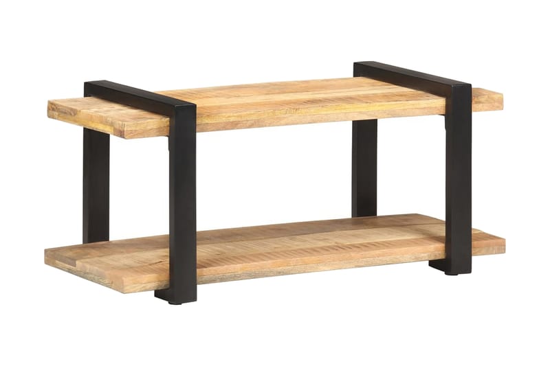 Tv-skab 90x40x40 cm ru mangotræ - Brun - Møbler - TV borde & mediemøbler - TV-skab