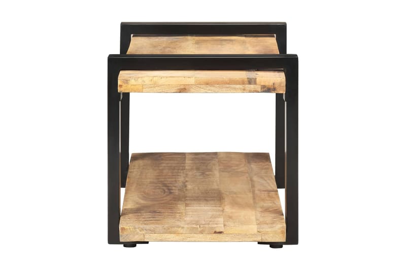 Tv-skab 90x40x40 cm ru mangotræ - Brun - Møbler - TV borde & mediemøbler - TV-skab