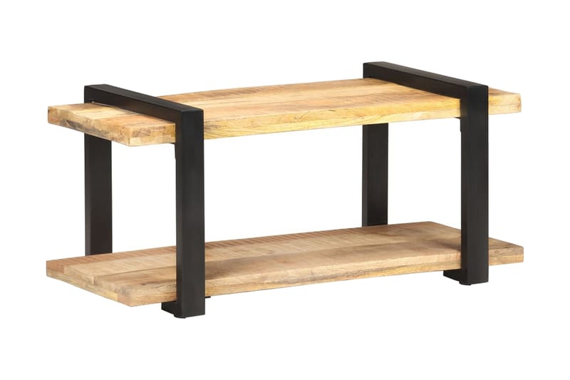 Tv-skab 90x40x40 cm ru mangotræ - Brun - Møbler - TV borde & mediemøbler - TV-skab