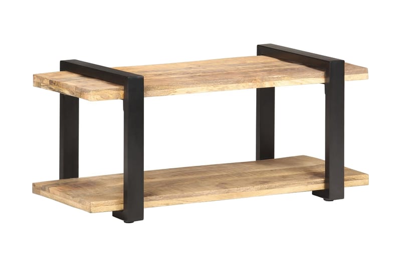 Tv-skab 90x40x40 cm ru mangotræ - Brun - Møbler - TV borde & mediemøbler - TV-skab