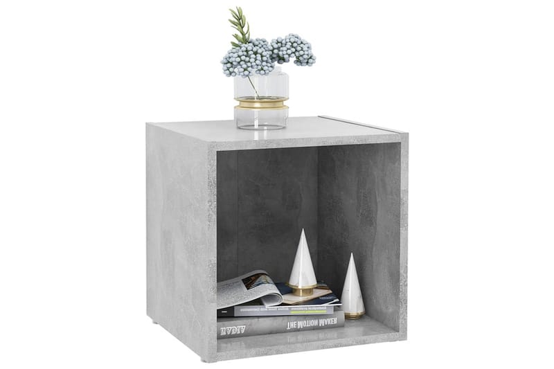 tv-skabe 2 stk. 37x35x37 cm spånplade betongrå - Grå - Møbler - TV borde & mediemøbler - TV-skab