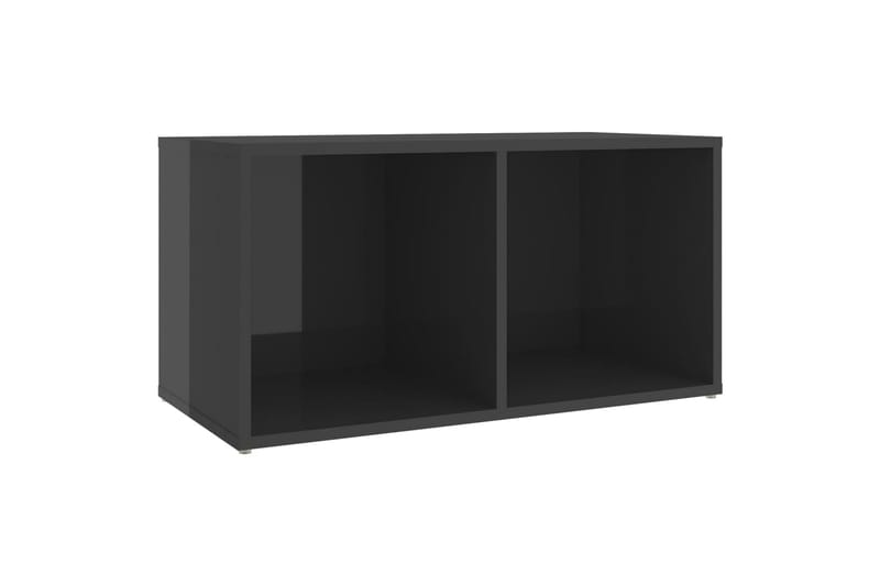 tv-skabe 2 stk. 72x35x36,5 cm spånplade grå højglans - Grå - TV-skab