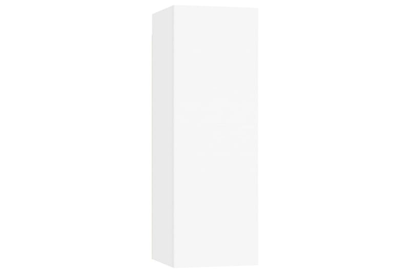 tv-skabe 4 stk. 30,5x30x90 cm spånplade hvid - Hvid - Møbler - TV borde & mediemøbler - TV-skab