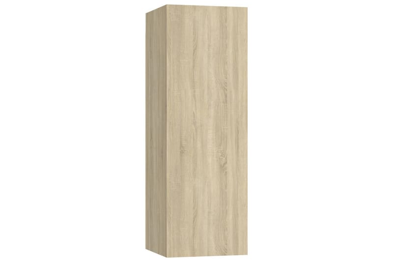 tv-skabe 4 stk. 30,5x30x90 cm spånplade sonoma-eg - Brun - Møbler - TV borde & mediemøbler - TV-skab