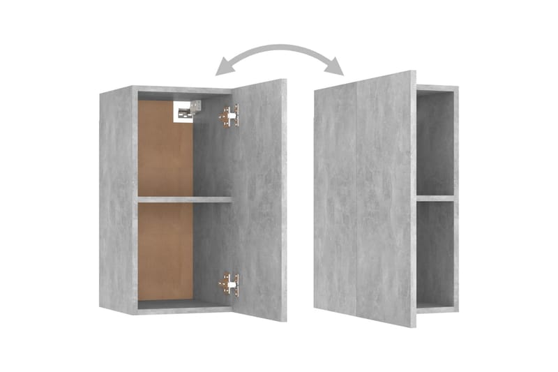 tv-skabe 7 stk. 30,5x30x60 cm spånplade betongrå - Grå - Møbler - TV borde & mediemøbler - TV-skab