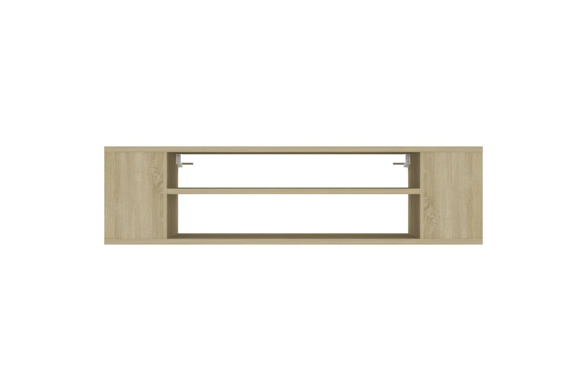 væghængt tv-skab 100x30x26,5 cm spånplade sonoma-eg - Brun - Møbler - TV borde & mediemøbler - TV-skab