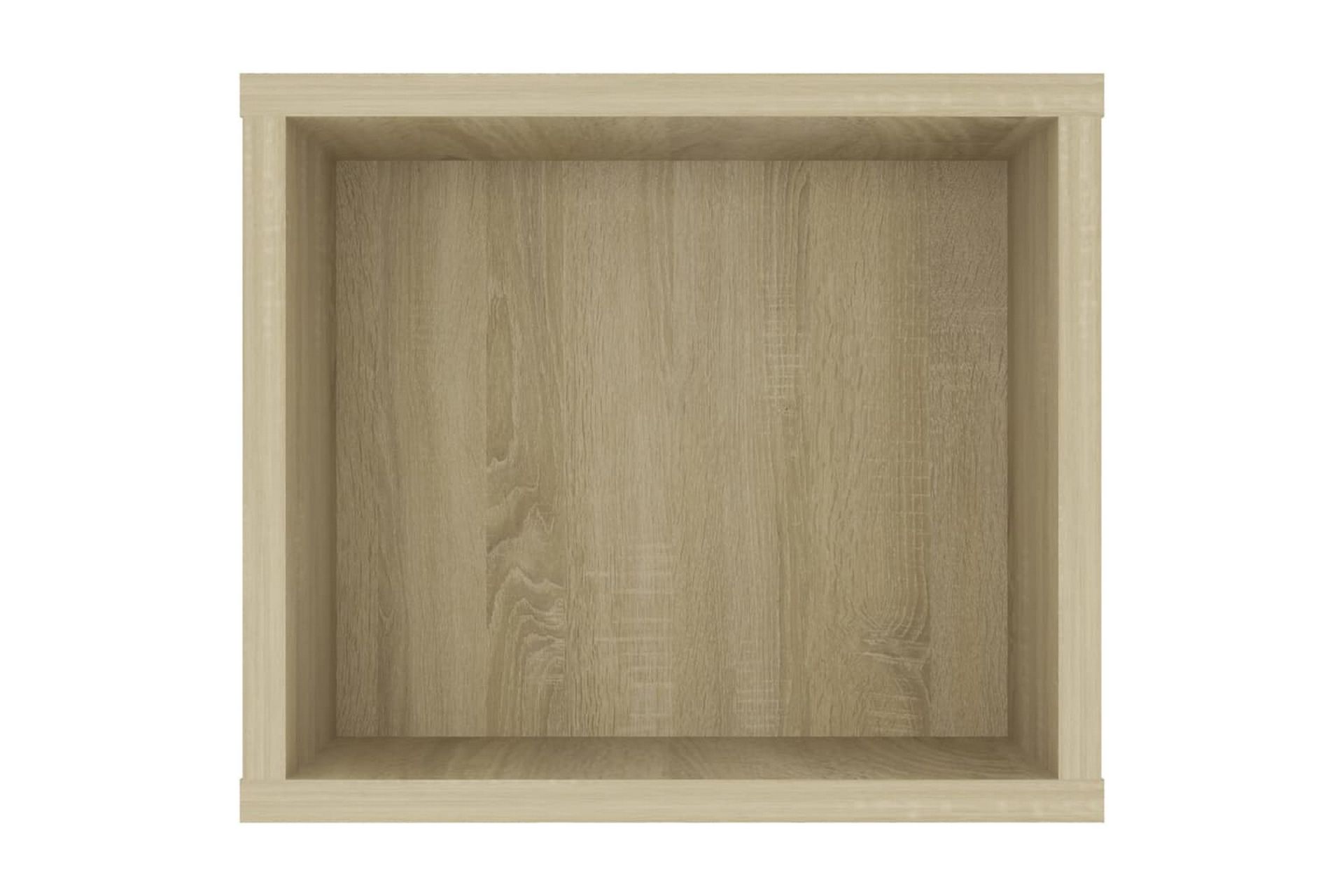 væghængt tv-skab 100x30x26,5 cm spånplade sonoma-eg - Brun - Møbler - TV borde & mediemøbler - TV-skab