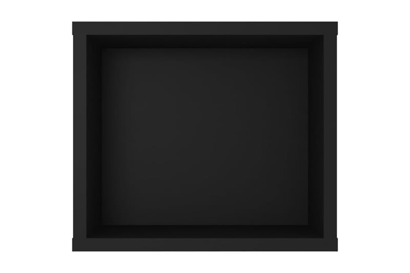 væghængt tv-skab 100x30x26,5 cm spånplade sort - Sort - Møbler - TV borde & mediemøbler - TV-skab