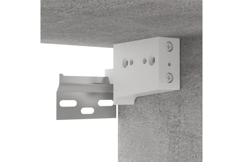 væghængt tv-skab 102x35x35 cm spånplade betongrå - Grå - Møbler - TV borde & mediemøbler - TV-skab