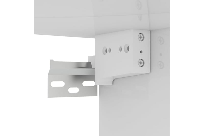 væghængt tv-skab 102x35x35 cm spånplade hvid højglans - Hvid - Møbler - TV borde & mediemøbler - TV-skab