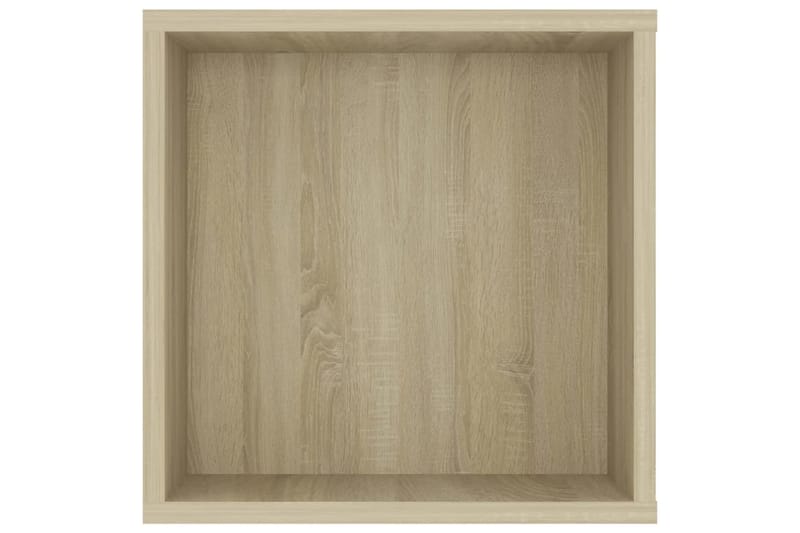 væghængt tv-skab 102x35x35 cm spånplade sonoma-eg - Brun - Møbler - TV borde & mediemøbler - TV-skab